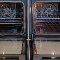 A spotless oven after a professional GS Appliance clean